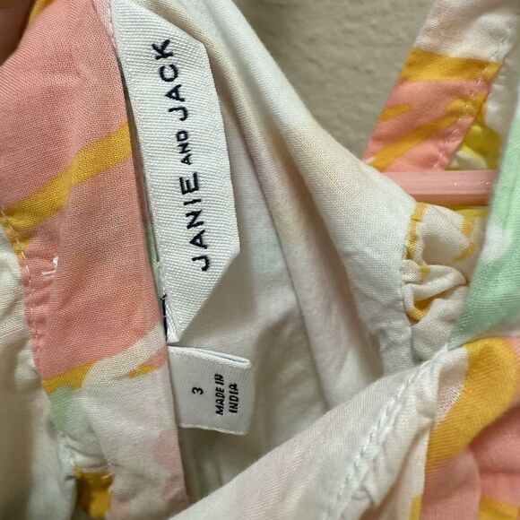 Janie and jack-Floral Ruffle Sundress-toddler girl size 3t- floral spring - Picture 4 of 9